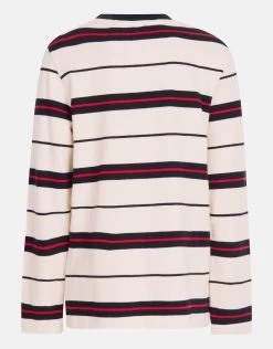 Gestreept T-shirt Gebroken Wit 12 Gestreept T-shirt Gebroken Wit -Kleding Verkoop 01 1101973 2