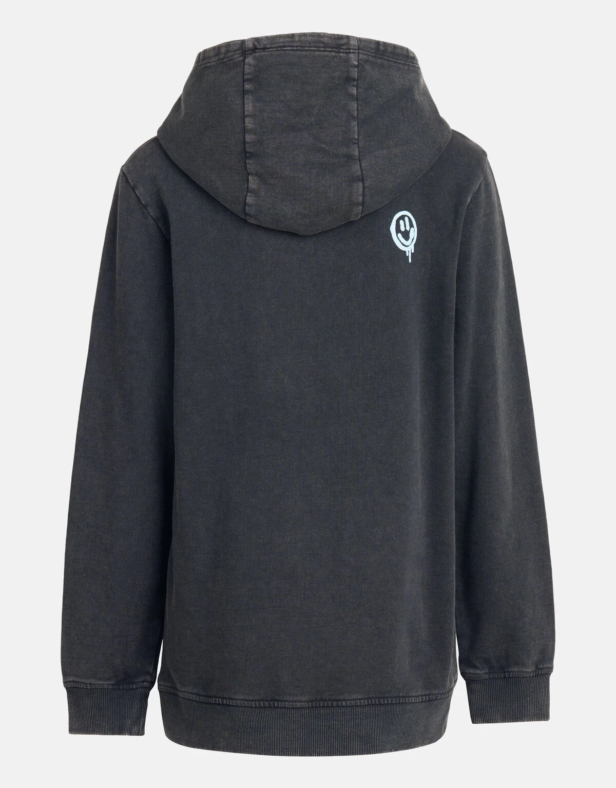 Washed Hoodie Donkergrijs 2 Washed Hoodie Donkergrijs - Afbeelding 2