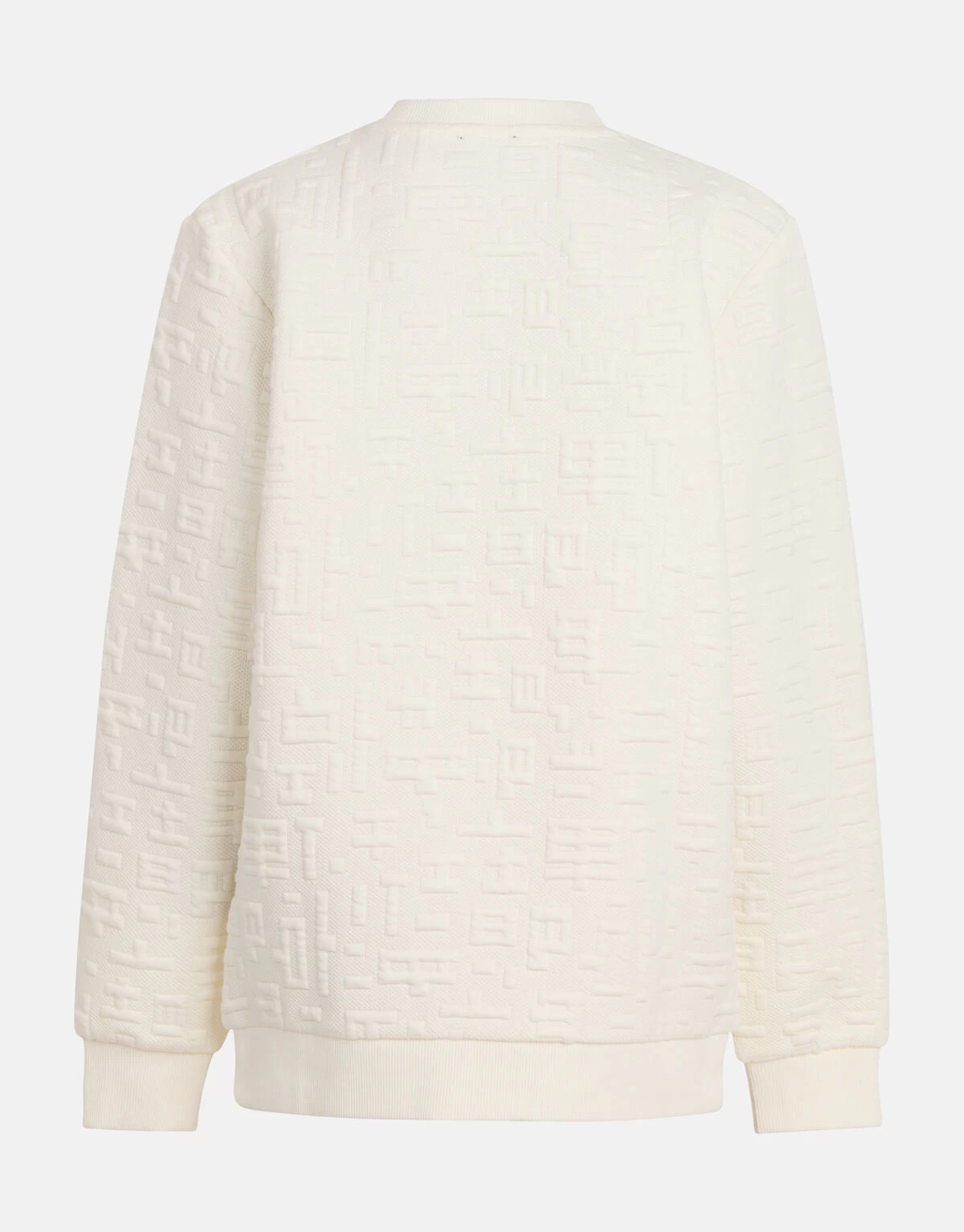 Structuur Sweater Gebroken Wit 5 Structuur Sweater Gebroken Wit - Afbeelding 5