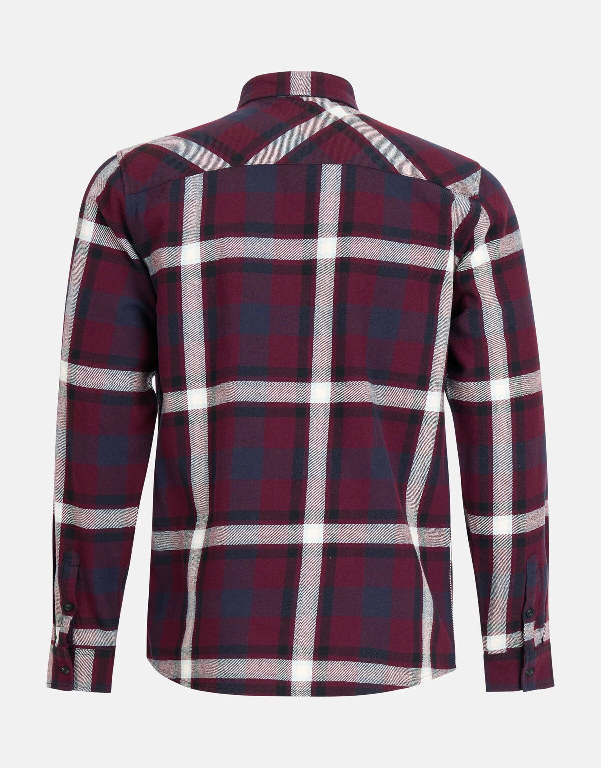 Ruiten Overhemd Bordeaux 6 Ruiten Overhemd Bordeaux - Afbeelding 6