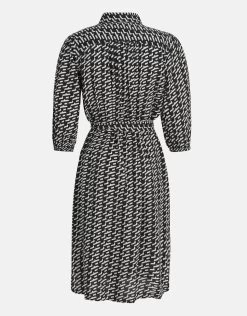 Grafische Midi Jurk Zwart 13 Grafische Midi Jurk Zwart -Kleding Verkoop 01 1102118 10