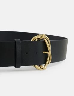 Braided Buckle Riem Zwart -Kleding Verkoop 01 1102157 10