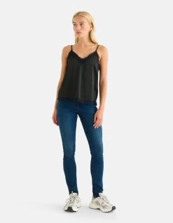 Skinny Jeans Donkerblauw L32