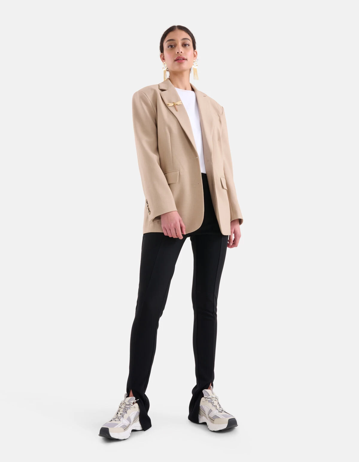 Split Legging Zwart 1 Split Legging Zwart