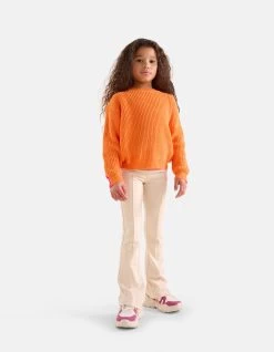 Uitlopende Legging Gebroken Wit