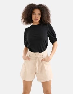 Twill Short Beige