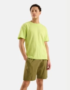 Linnen Short Donkergroen