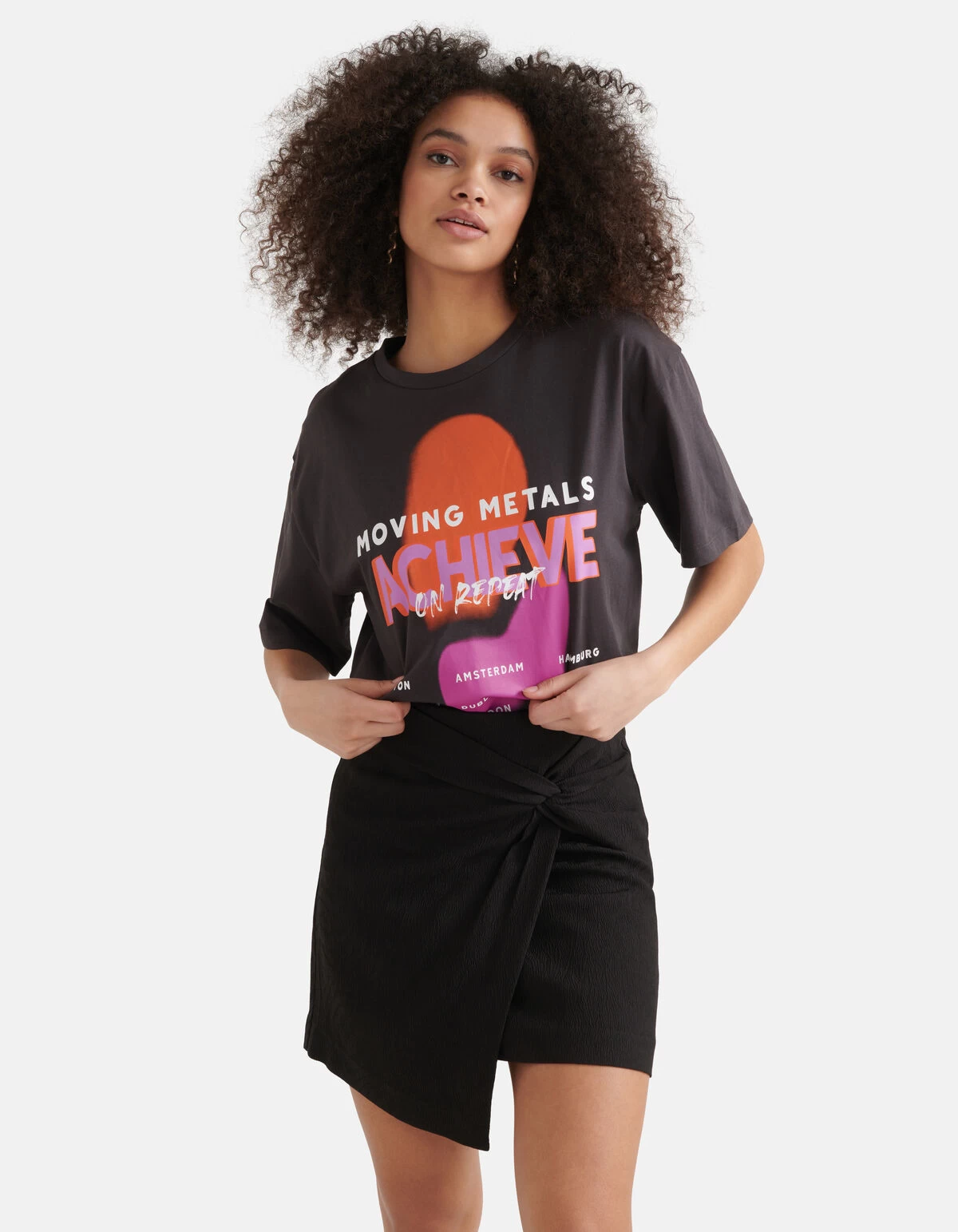 Zebra Jacquard Rok Zwart 1 Zebra Jacquard Rok Zwart