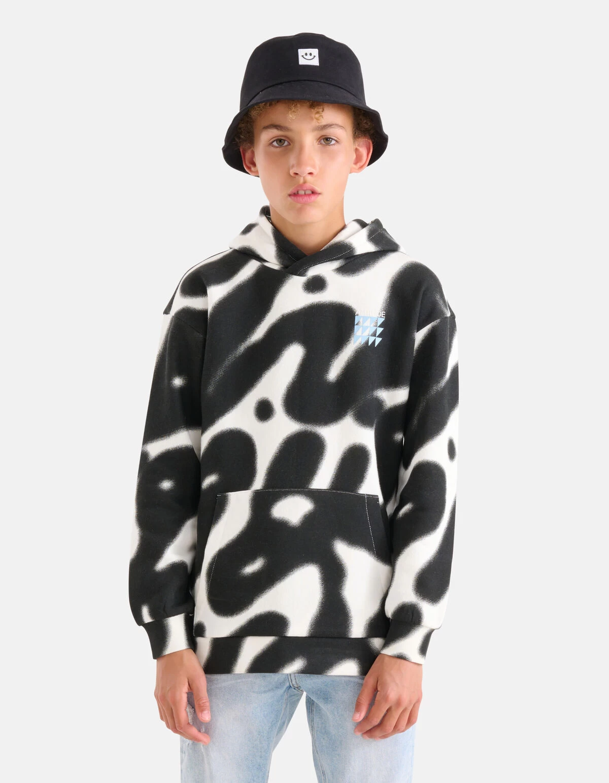 Printed Hoodie Wit 1 Printed Hoodie Wit