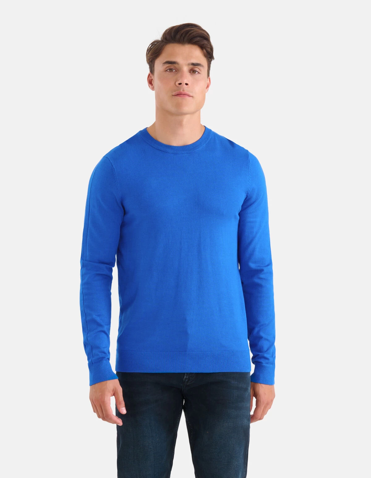 Crewneck Trui Blauw 2 Crewneck Trui Blauw - Afbeelding 2