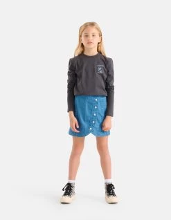 Denim Rok Blauw