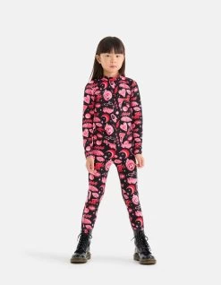 Printed Legging Roze