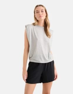 Glitter T-shirt Grijs