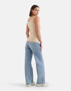 Basis Tanktop Beige -Kleding Verkoop 05 1094677 83