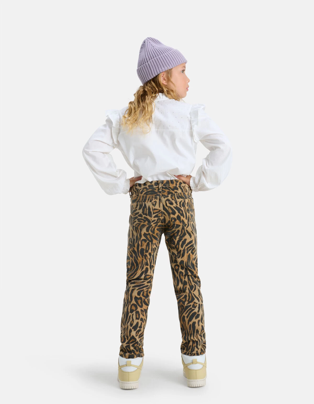 Strass Blouse Wit 2 Strass Blouse Wit - Afbeelding 2