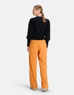 Ruiten Print Trui Zwart -Kleding Verkoop 05 1098363 10