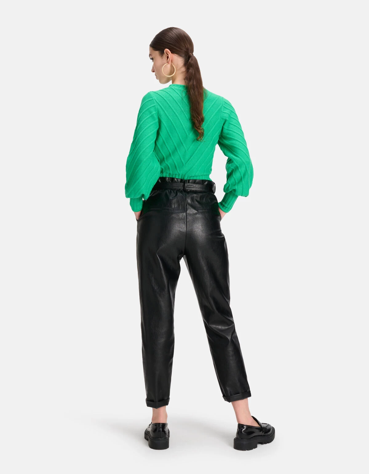 Diagonaal Trui Groen 3 Diagonaal Trui Groen - Afbeelding 3