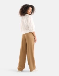 Lurex Detail Blouse Gebroken Wit -Kleding Verkoop 05 1099693 2