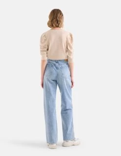 Glitter Trui Beige -Kleding Verkoop 05 1100100 83