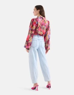 Barrel Leg Jeans Bleached L28 -Kleding Verkoop 05 1100110 90