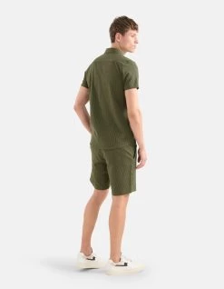 Gestreepte Seersucker Overhemd Groen 9 Gestreepte Seersucker Overhemd Groen -Kleding Verkoop 05 1100739 31