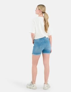 Tapered Denim Short Mediumstone -Kleding Verkoop 05 1101254 100