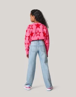 Destroyed Straight Leg Jeans Bleached -Kleding Verkoop 05 1101344 90