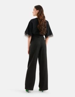 Wide Leg Broek Zwart -Kleding Verkoop 05 1101543 10