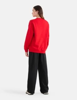 Padded Sweater Rood 9 Padded Sweater Rood -Kleding Verkoop 05 1101570 21