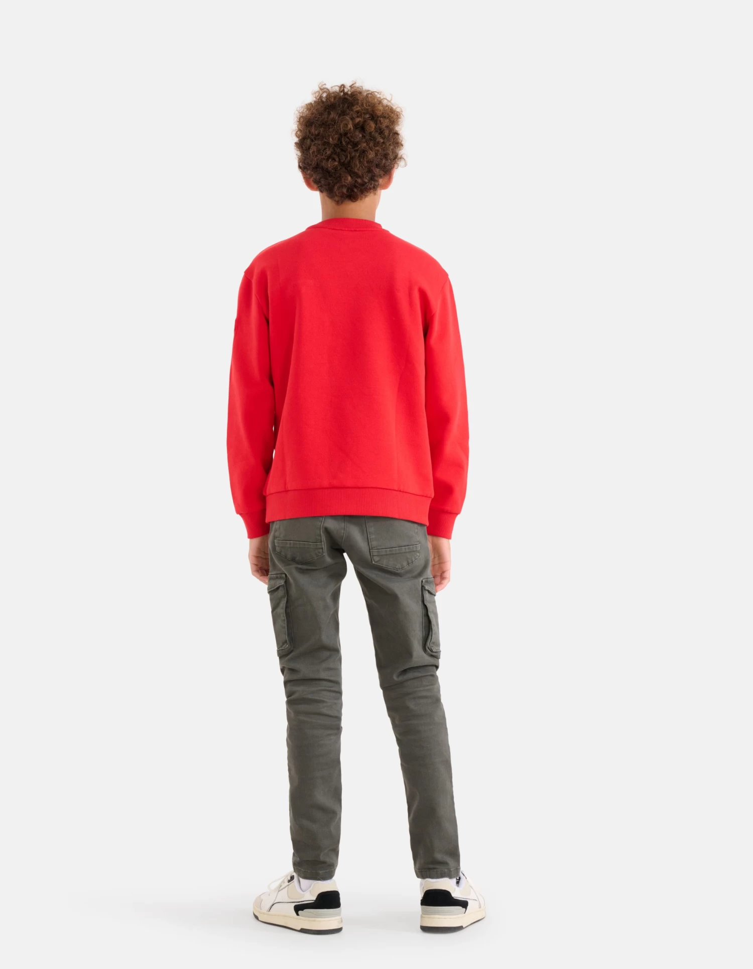 Pocket Sweater Rood 3 Pocket Sweater Rood - Afbeelding 3