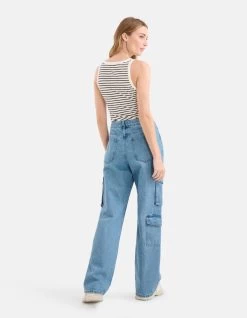 Gestreepte Tanktop Zwart/Wit 9 Gestreepte Tanktop Zwart/Wit -Kleding Verkoop 05 1102353 4