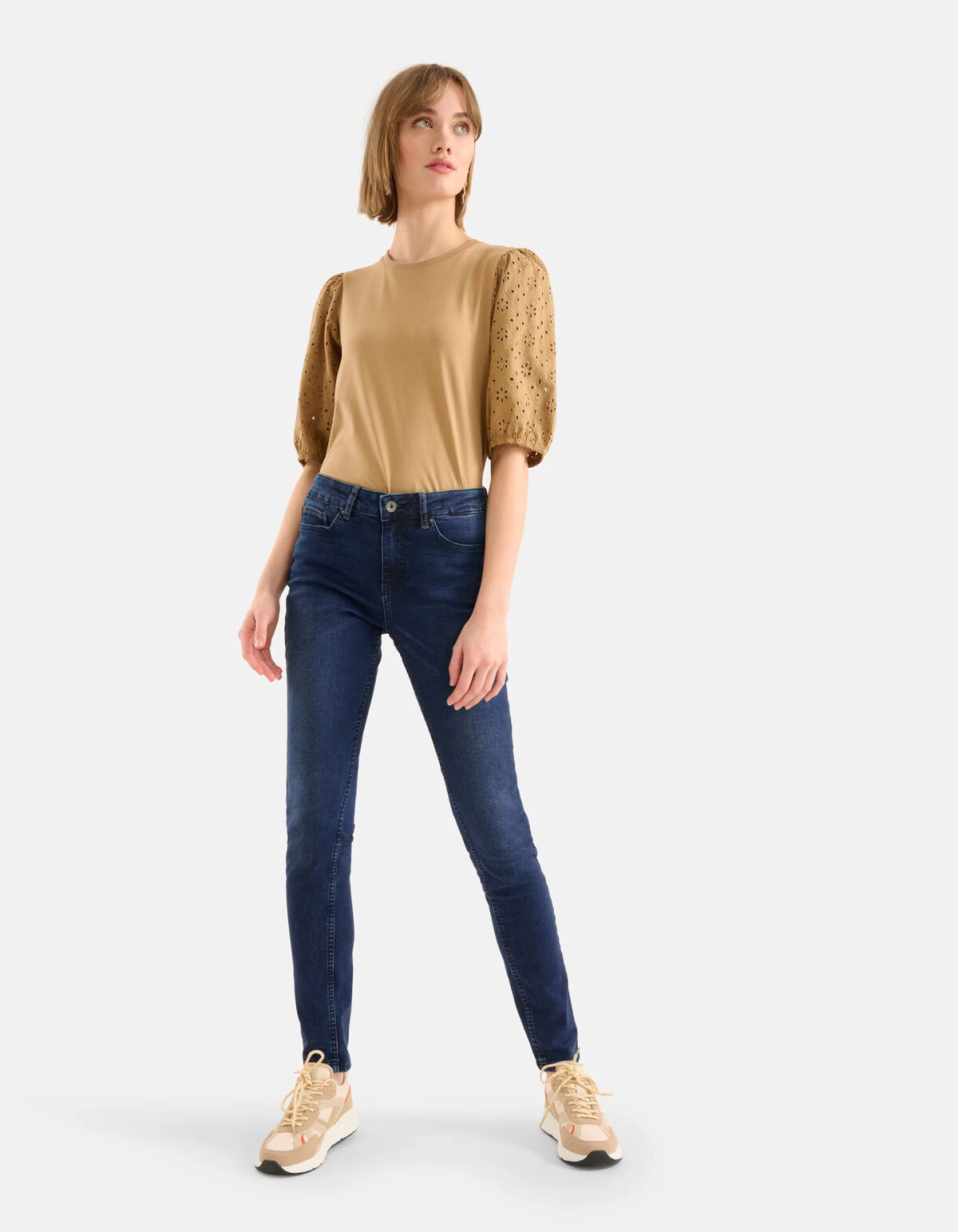 Skinny Jeans Donkerblauw L32 2 Skinny Jeans Donkerblauw L32 - Afbeelding 2