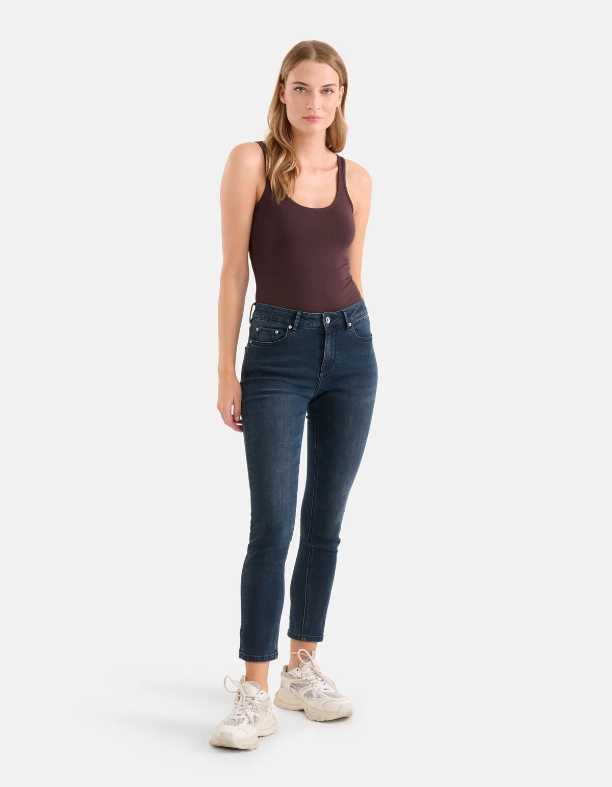 Skinny Jeans Blauw/Zwart L28 2 Skinny Jeans Blauw/Zwart L28 - Afbeelding 2