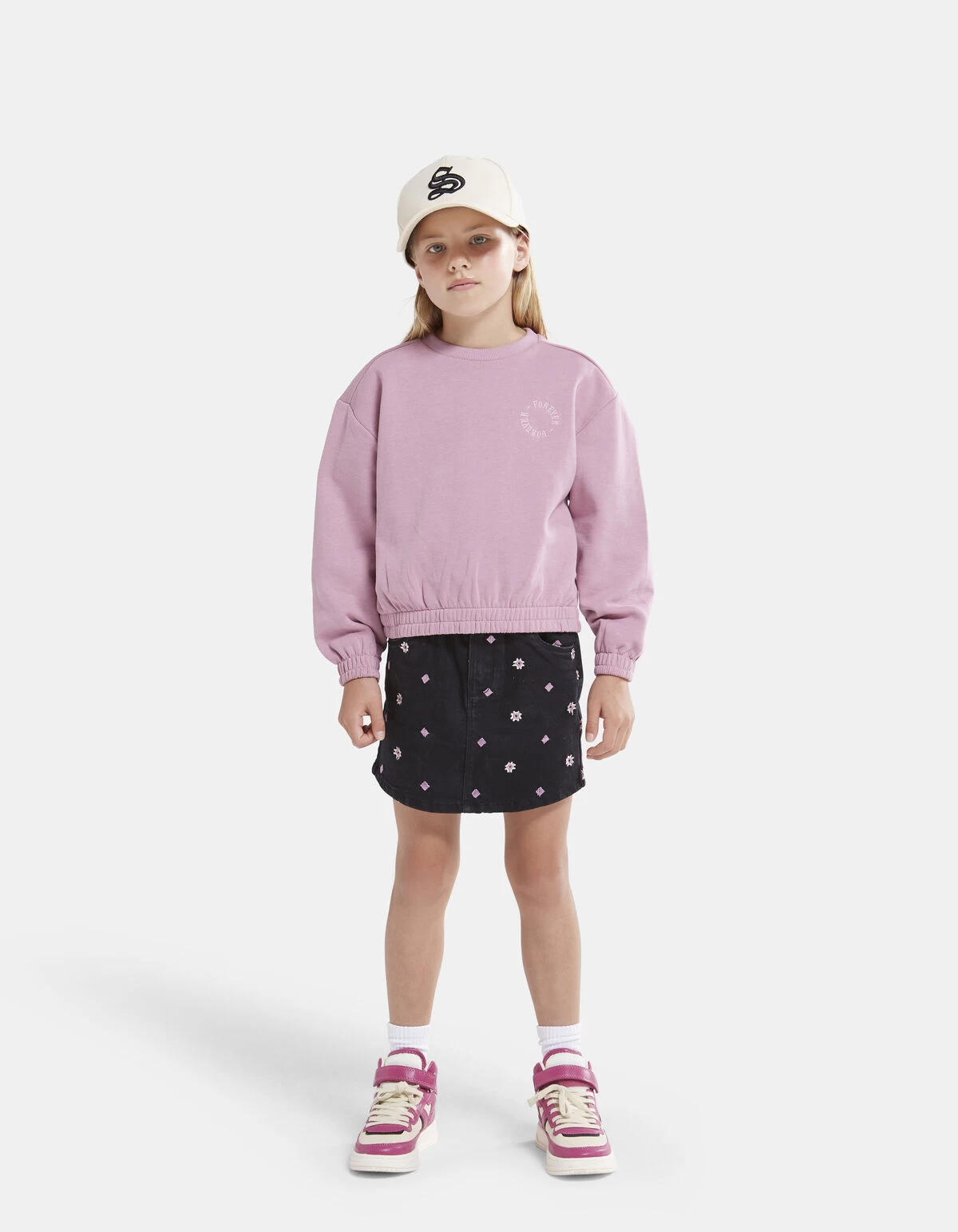 Katoenen Sweater Roze 1 Katoenen Sweater Roze
