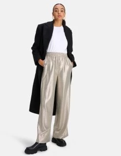 Sterke Schouder Jas Zwart