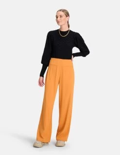 Ruiten Print Trui Zwart