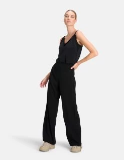 Velvet Travel Top Zwart