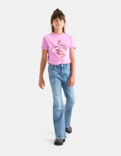 Funky Artwork T-shirt Roze