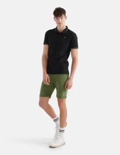 Twill Short Donkergroen