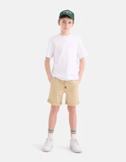 Casual Twill Short Beige