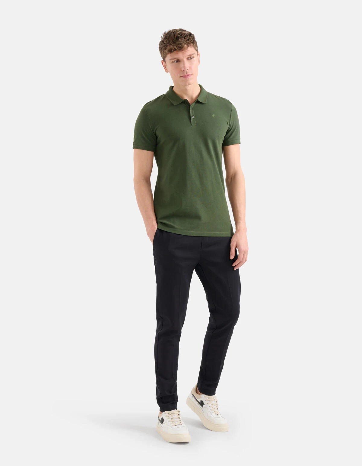 Basis Polo Donkergroen 1 Basis Polo Donkergroen