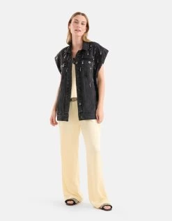 Rocky Denim Gilet Grijs