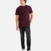 Relaxed Fit T-shirt Bordeaux