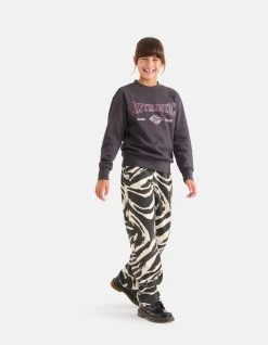 Artwork Sweater Donkergrijs