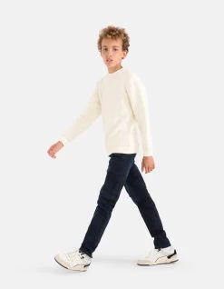 Structuur Sweater Gebroken Wit