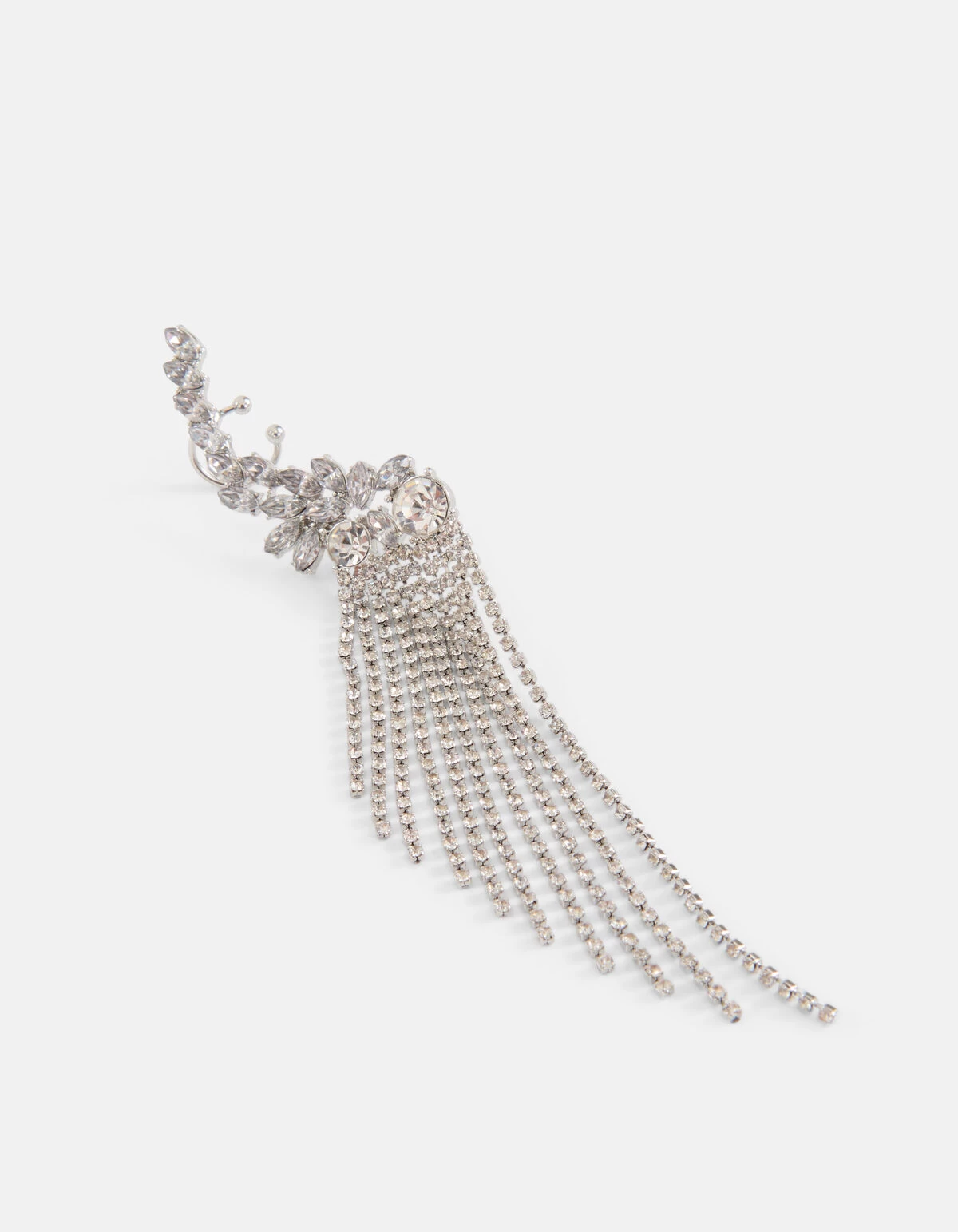 Strass Earcurff Zilver 1 Strass Earcurff Zilver