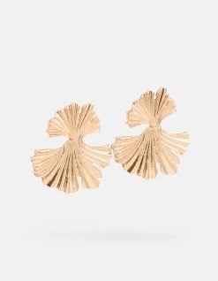 Leaf Oorbellen Goud