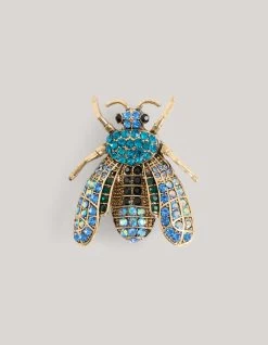 Insect Broche Blauw