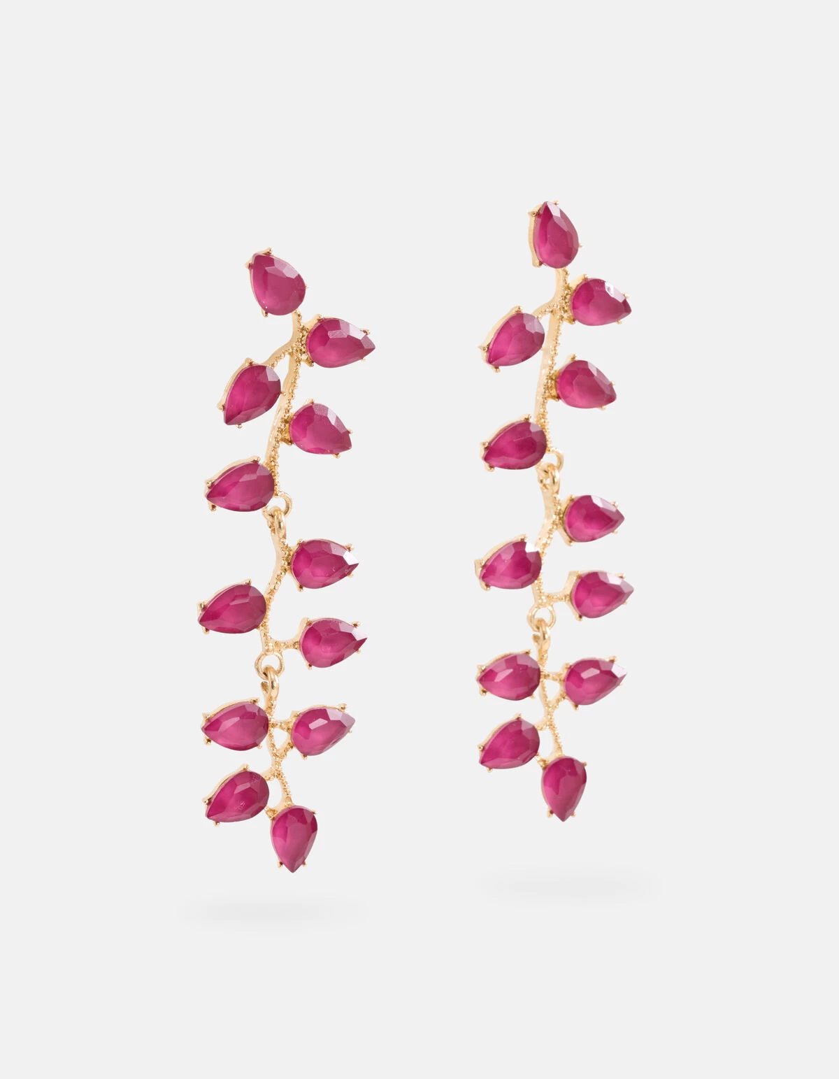 Leaf Oorbellen Paars 1 Leaf Oorbellen Paars