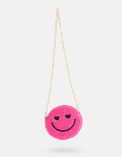 Smiley Tas Roze